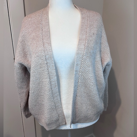 Universal Thread Beige Open Front Knit Cardigan Sweater XXL - Picture 1 of 11